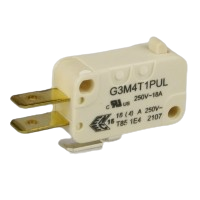 Saia-Burgess G3M4T1P-UL 18A miniature Microswitch with bar actuator & quick-connect terminals